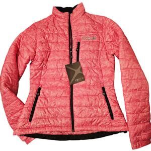 New CKX pink ladies Size small‎ Fusion Liner jacket with black zipper